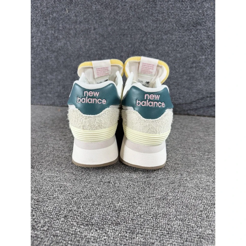 New Balance 574 Shoes Womens 9.5 Turtledove Vintage Teal Sneaker WL574ZKB